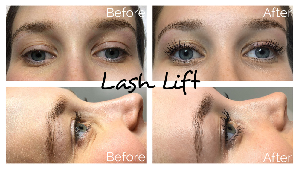 Lash Lift before and after by Bulimba Day Spa Brisbane