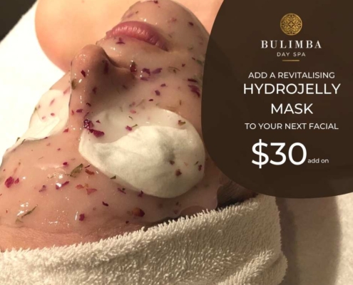 Hydro jelly facial service spa gift vouchers Brisbane